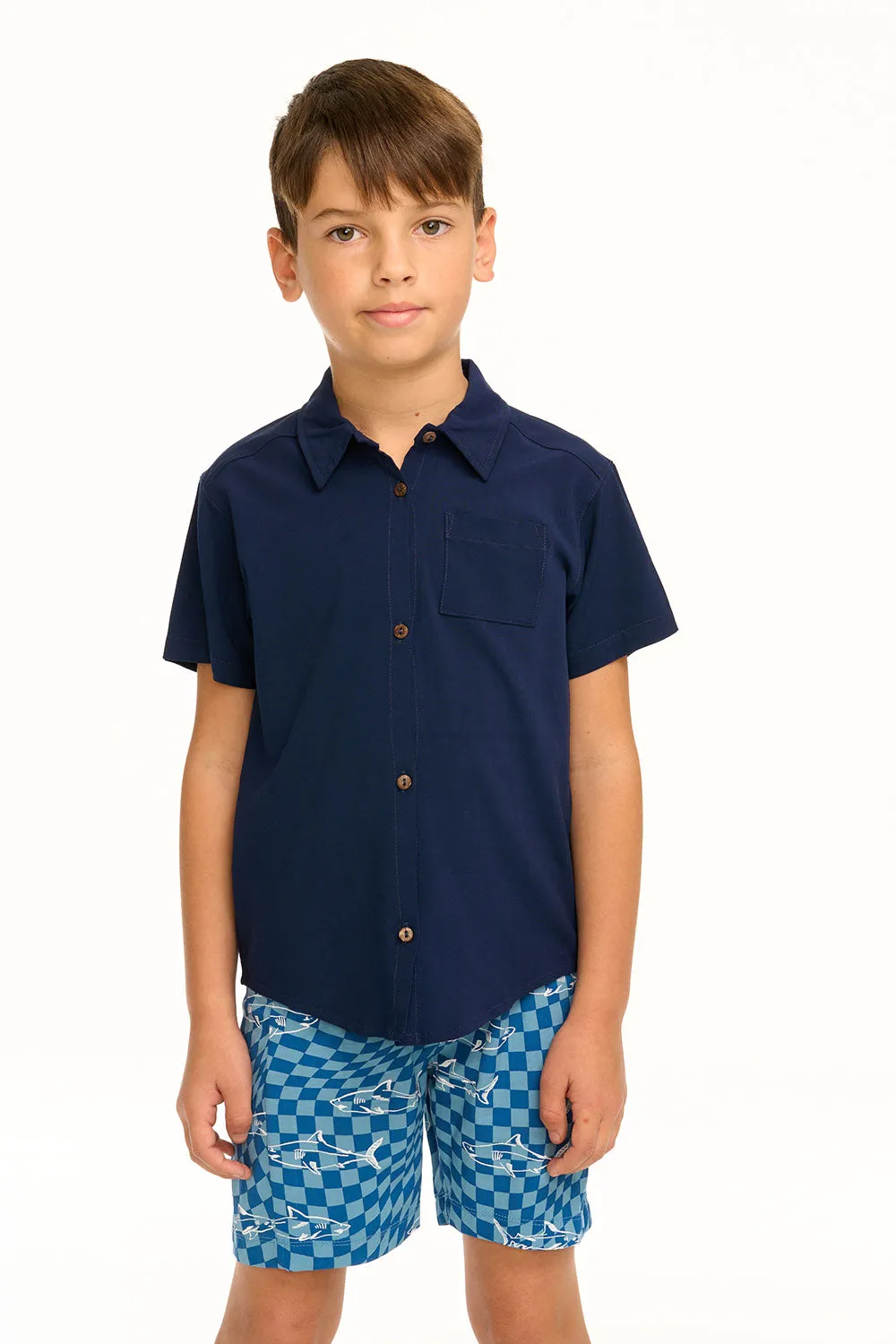 Boy's Avalon Collared Button Down Shirt sold by Chaser product image thumbnail 3