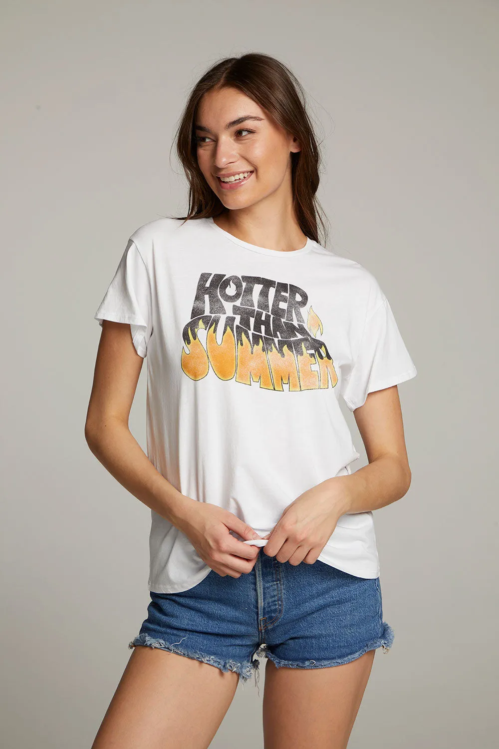 Hotter Than Summer Tee sold by Chaser product image thumbnail 2