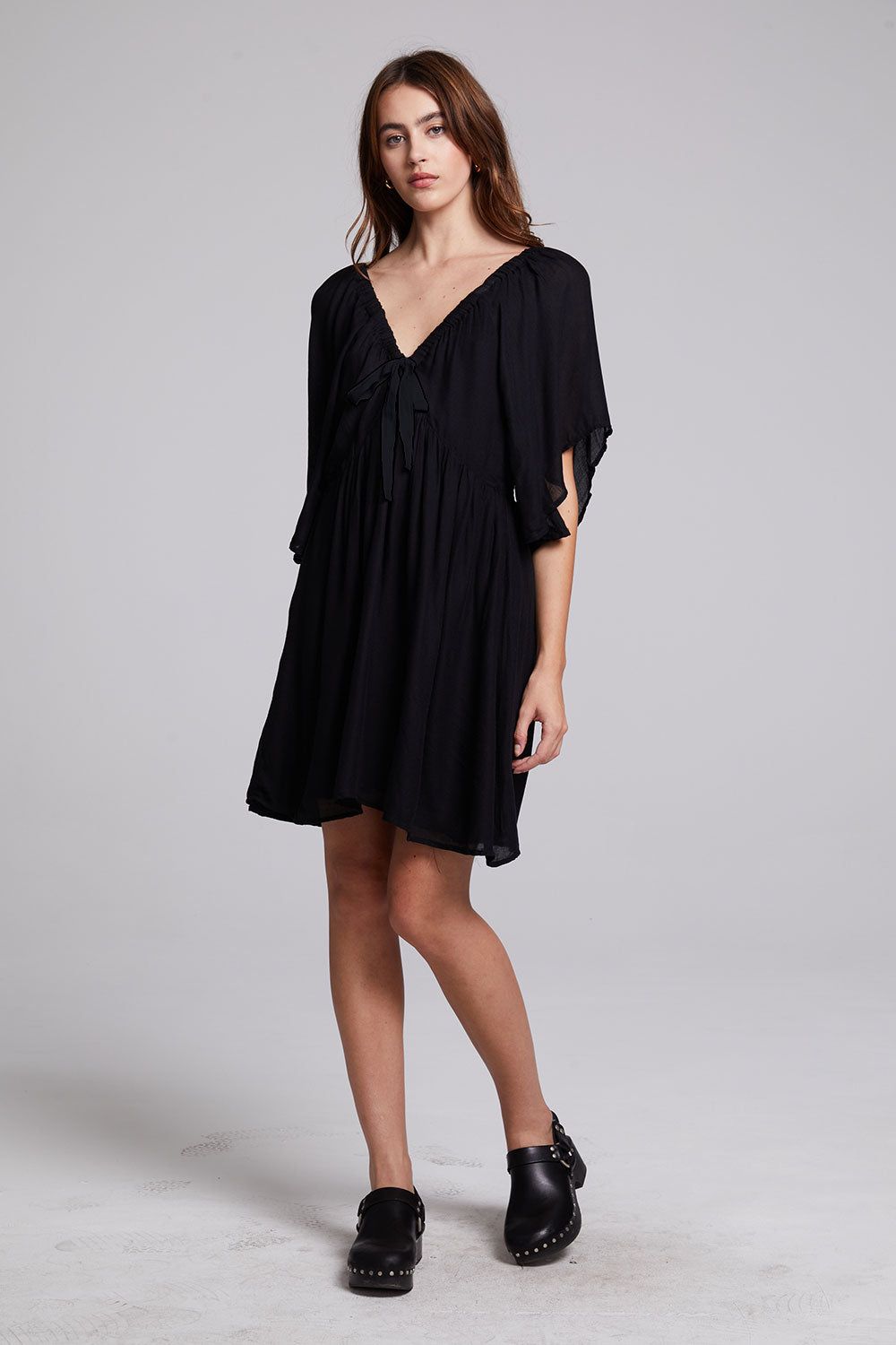 Adele Black Mini Dress sold by Chaser product image thumbnail 5