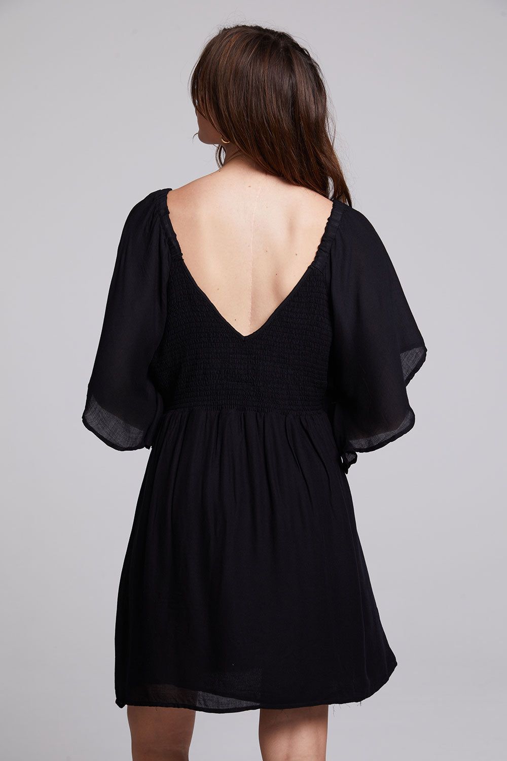 Adele Black Mini Dress sold by Chaser product image thumbnail 4