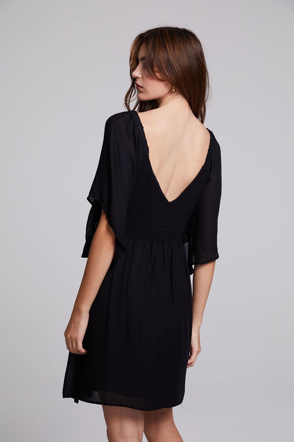 Adele Black Mini Dress sold by Chaser product image thumbnail 2