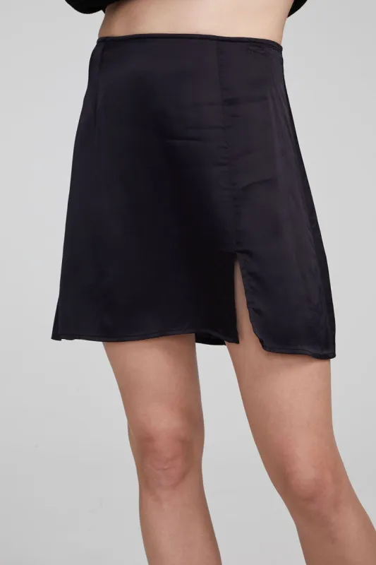 Kiss Shadow Black Mini Skirt sold by Chaser