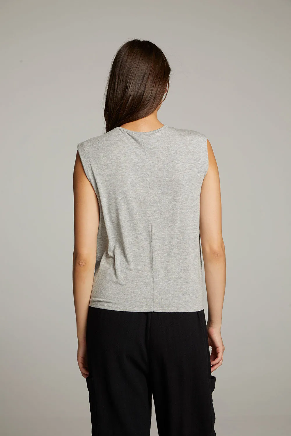 Ocean Heather Grey Tank sold by Chaser product image thumbnail 5