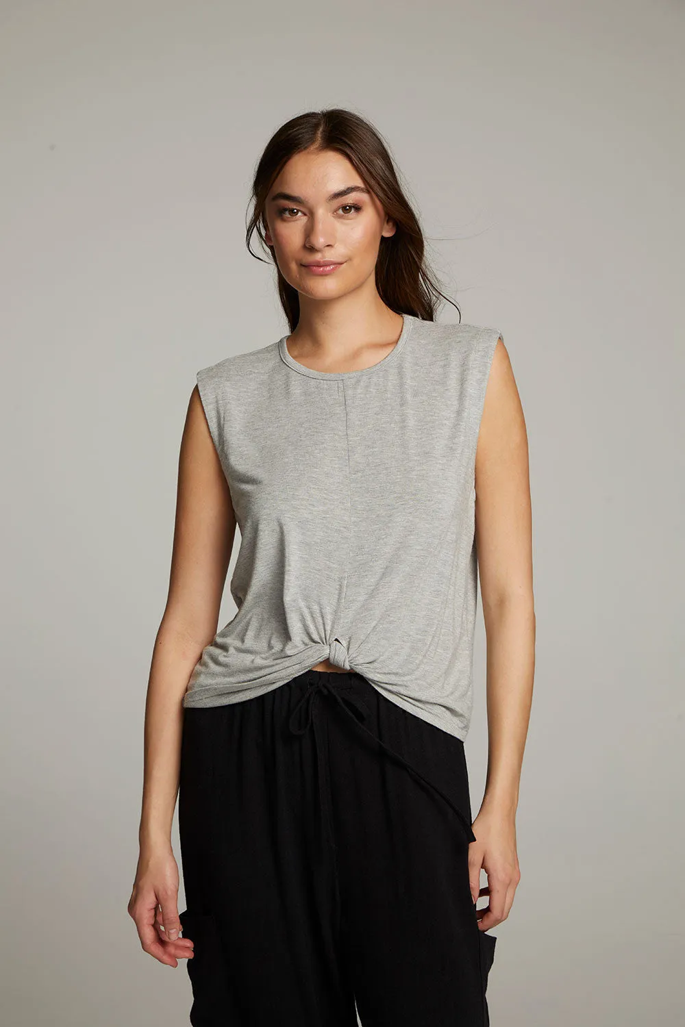 Ocean Heather Grey Tank sold by Chaser product image thumbnail 4