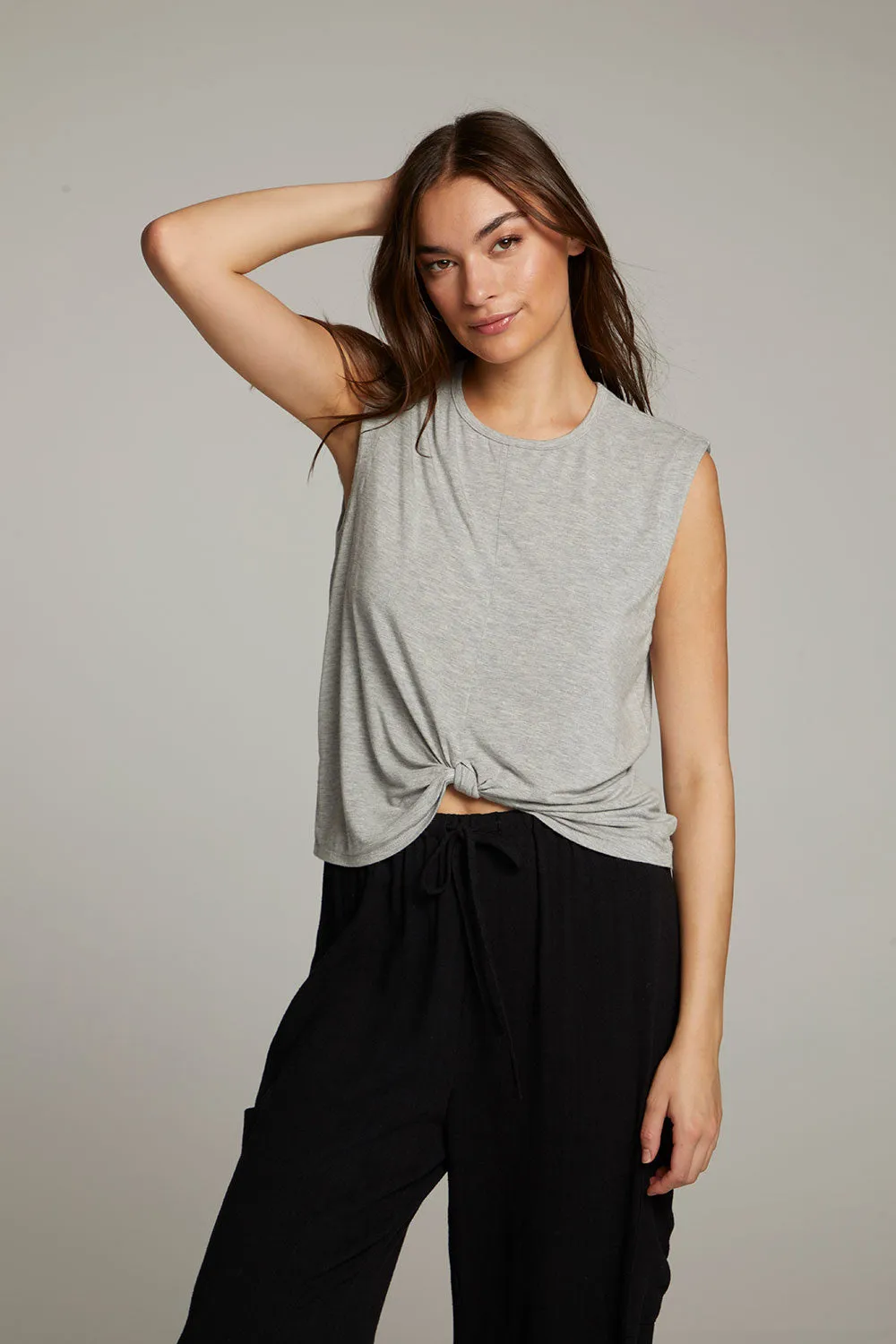 Ocean Heather Grey Tank sold by Chaser