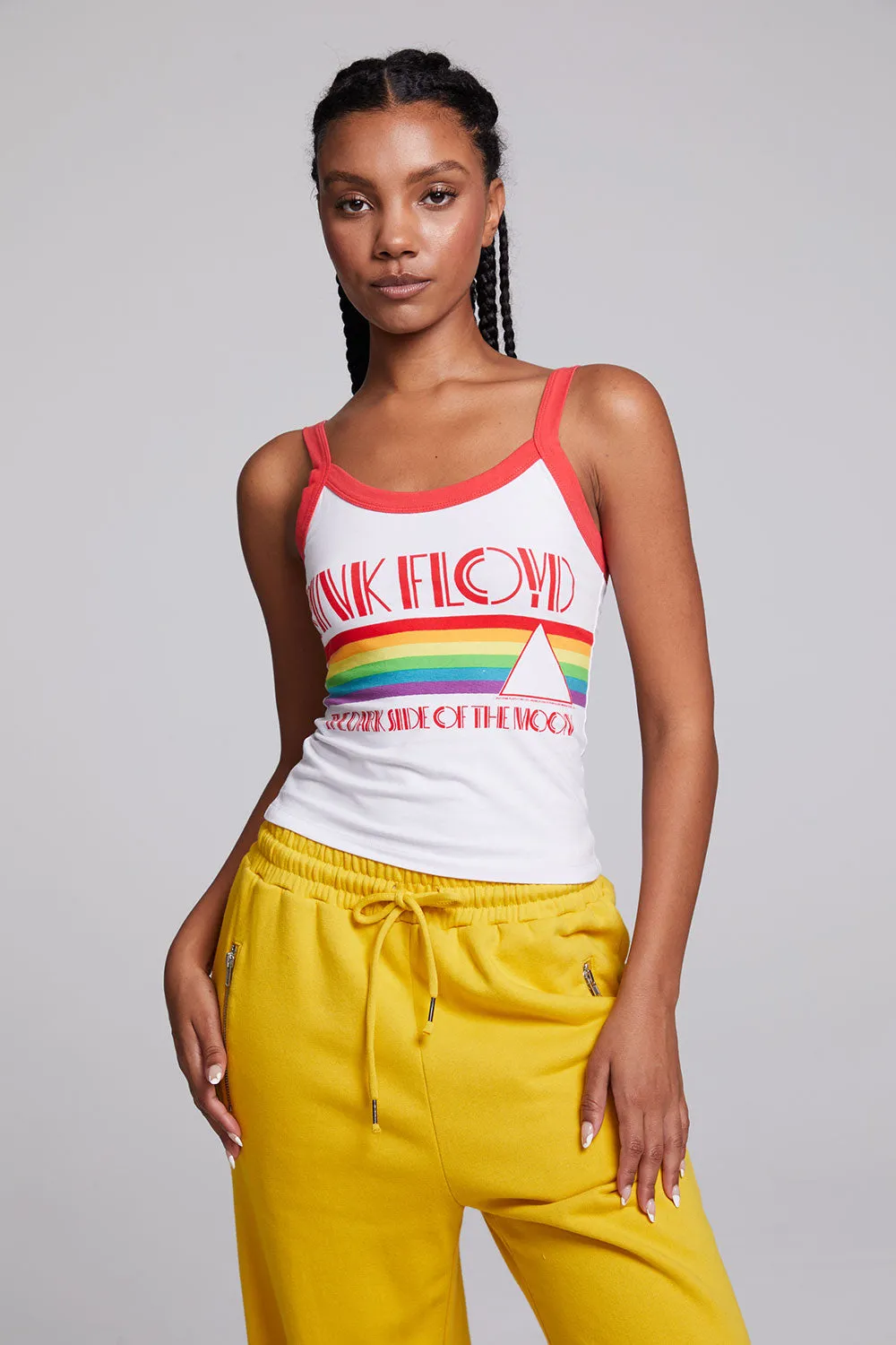 Pink Floyd Rainbow Dark Side of the Moon Tank Top sold by Chaser