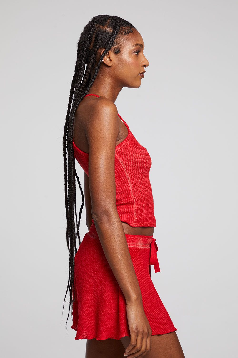 Andi Crimson Tank Top sold by Chaser product image thumbnail 5