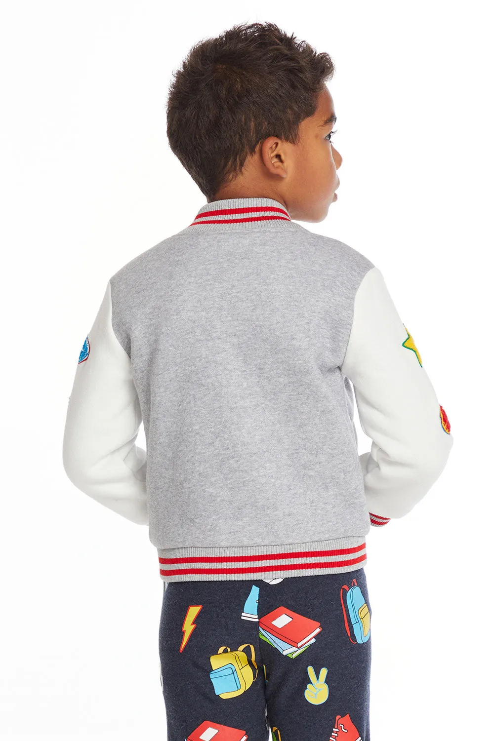 All Star Varsity Patches Boys Jacket sold by Chaser product image thumbnail 5