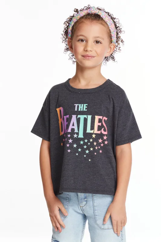 The Beatles Rainbow Logo Girls Tee sold by Chaser