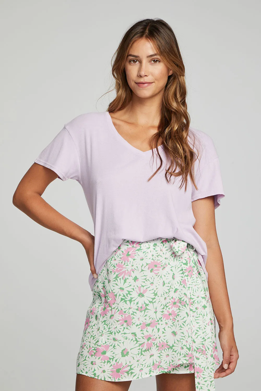 Everyday Essential V Neck Tee sold by Chaser