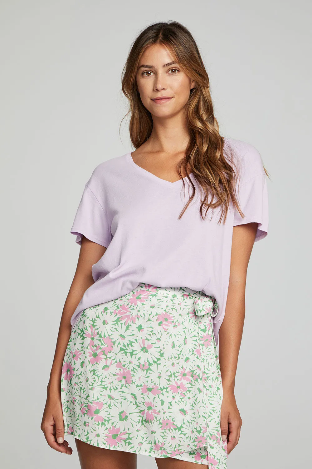 Everyday Essential V Neck Tee sold by Chaser product image thumbnail 2