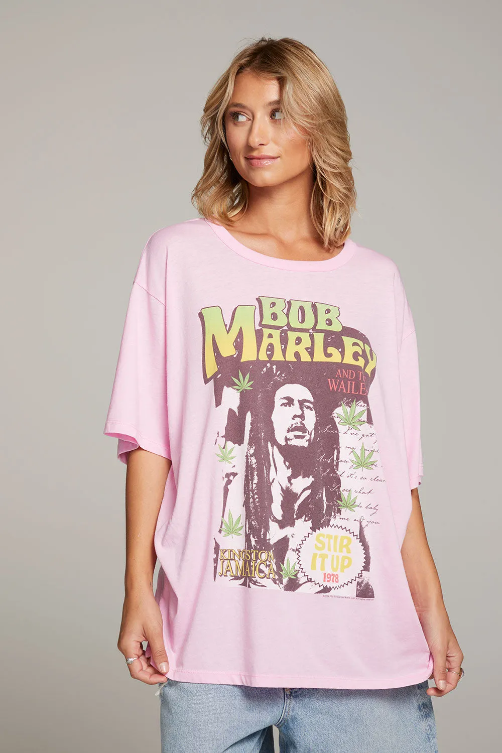 Bob Marley Stir It Up One Size Tee sold by Chaser product image thumbnail 4