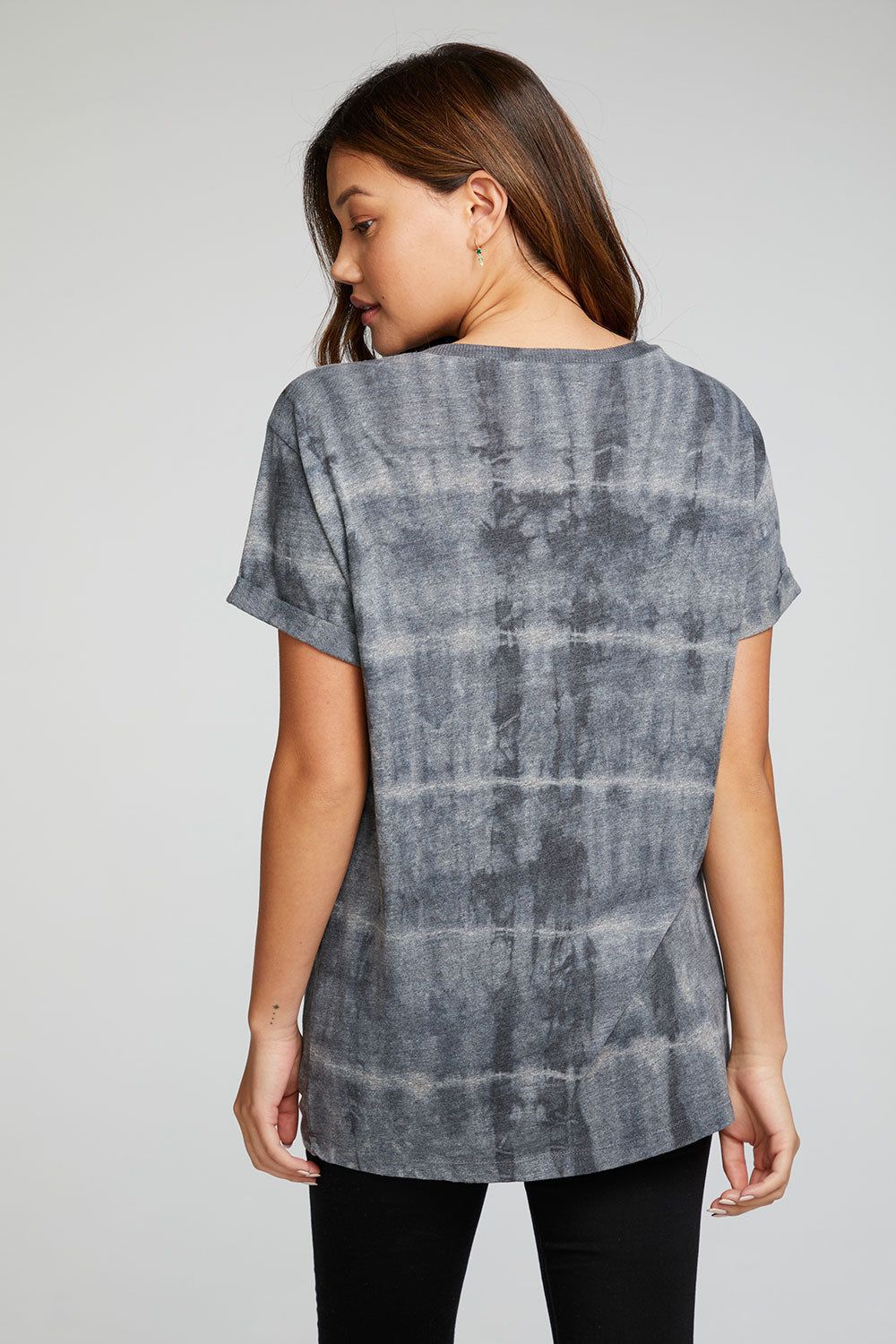 Triblend Jersey Rolled Sleeve Crew Neck Tee sold by Chaser product image thumbnail 2