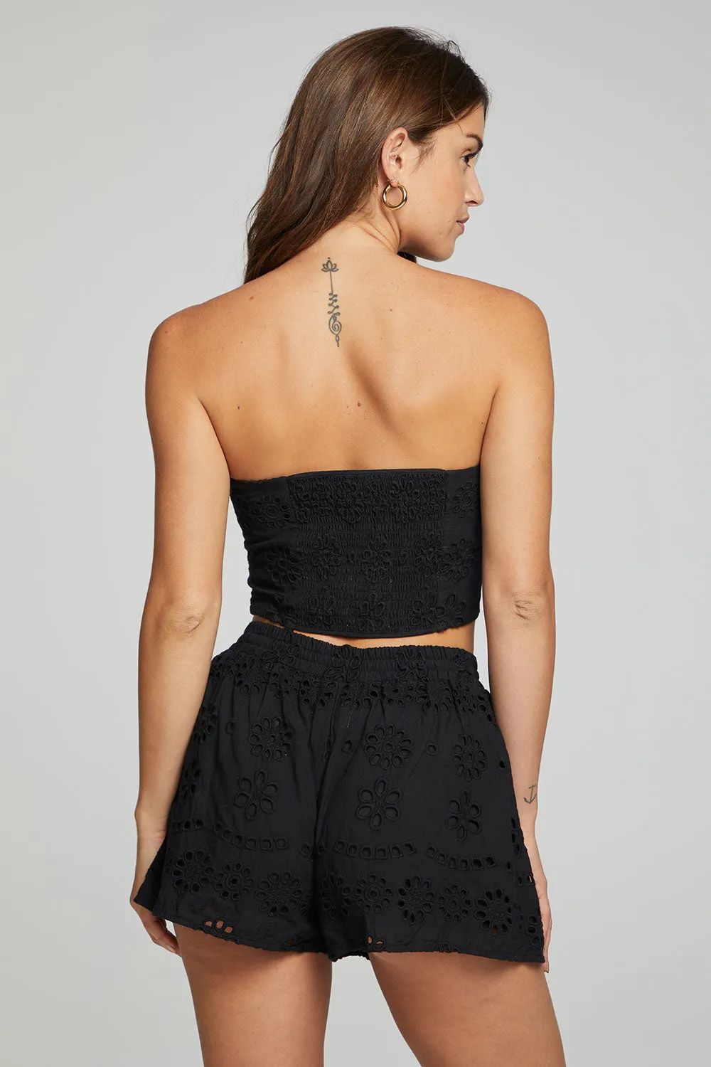 Pier Crop Top - Black Onyx sold by Chaser product image thumbnail 3