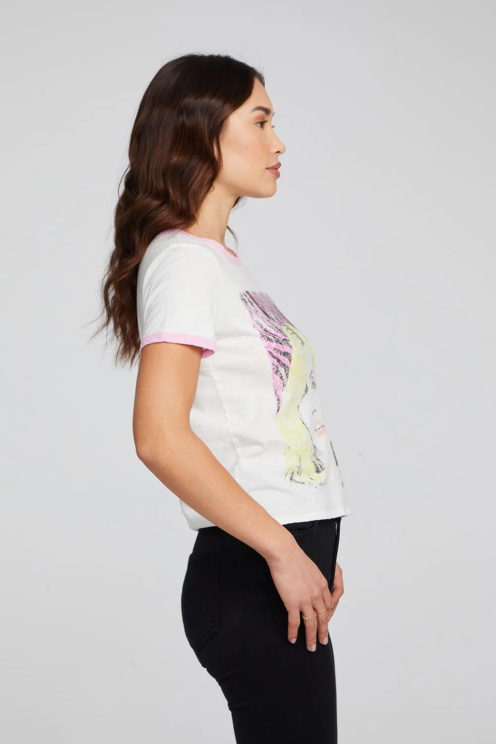 Blondie Punk Poster Ringer Tee sold by Chaser product image thumbnail 2