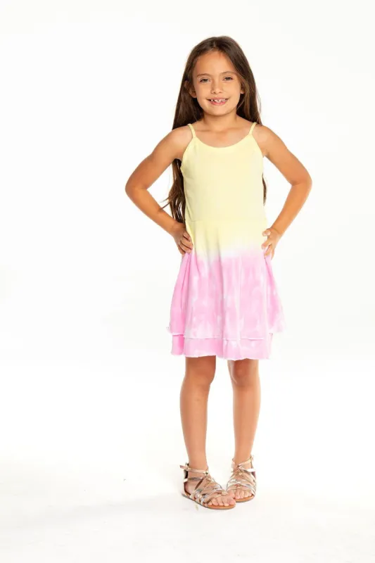 Girls Baby Rib Flouncy Cami Mini Dress sold by Chaser