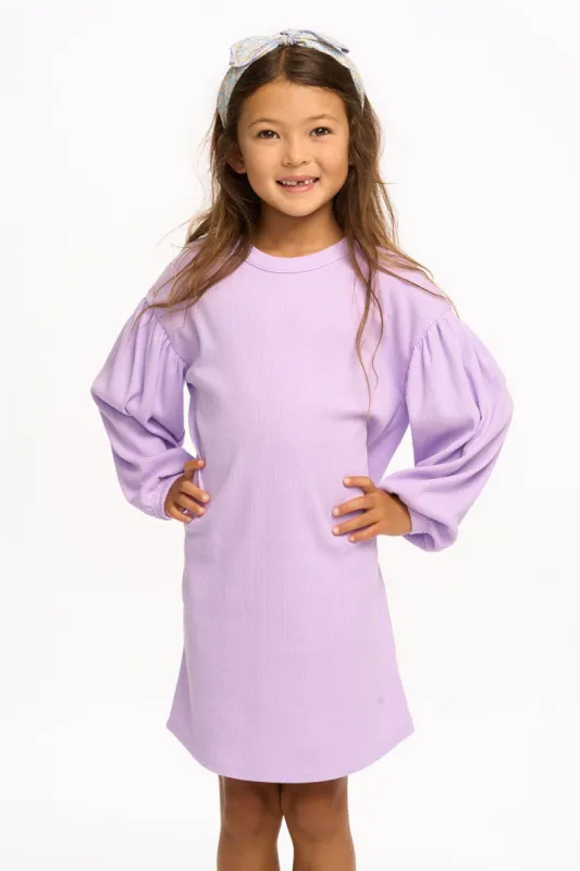 Riley Long Sleeve Dress - Digital Lavendar sold by Chaser