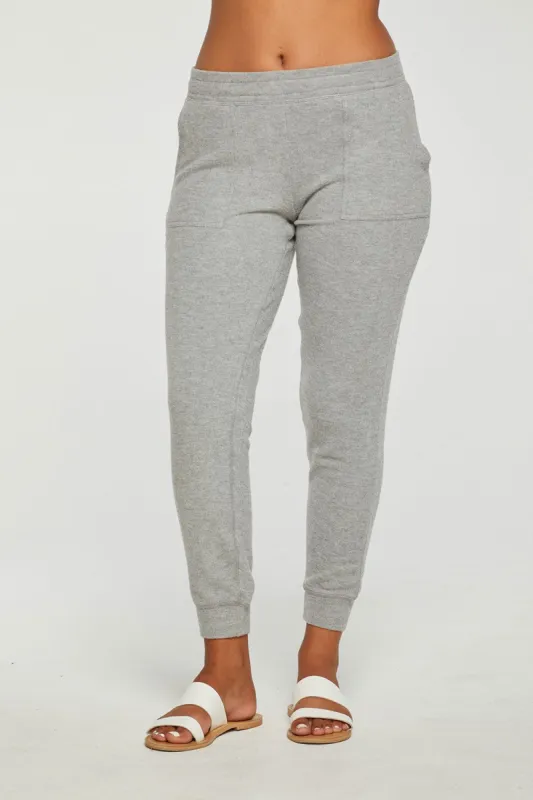 Recycled Bliss Knit Easy Pull On Cuffed Pocket Jogger sold by Chaser