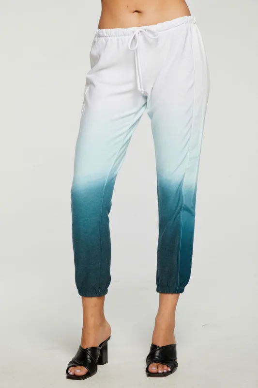 Recycled Cozy Knit Mixed Poplin Side Panel Jogger sold by Chaser