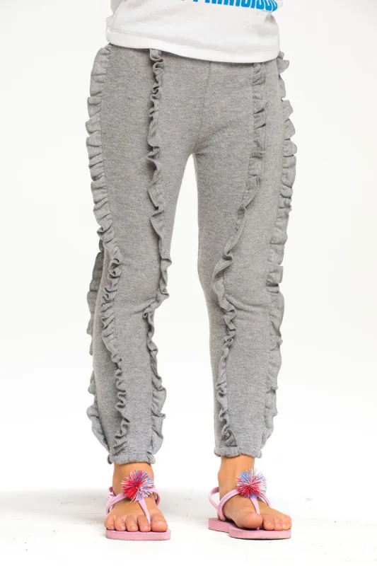 Girls Recycled Bliss Knit Ruffle Legging sold by Chaser