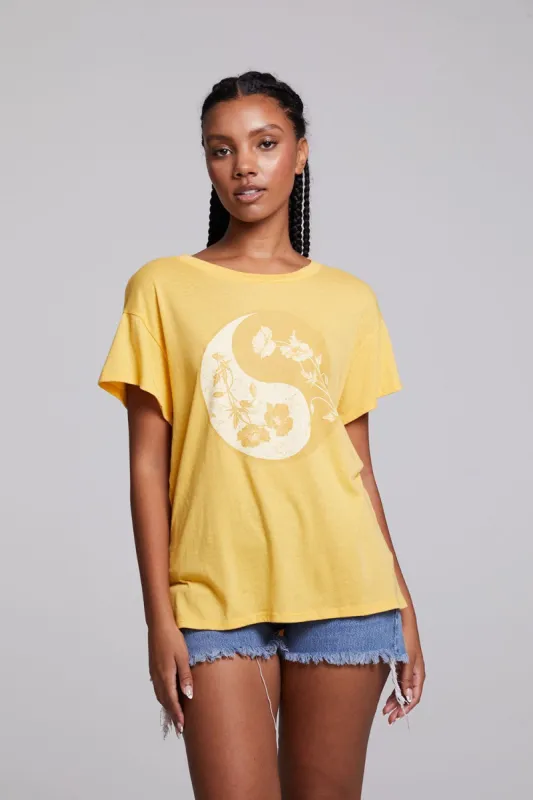 Poppy Yin Yang Crew Neck Tee sold by Chaser