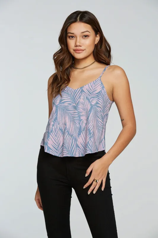 Recycled Vintage Jersey Flouncy Double V Cami sold by Chaser