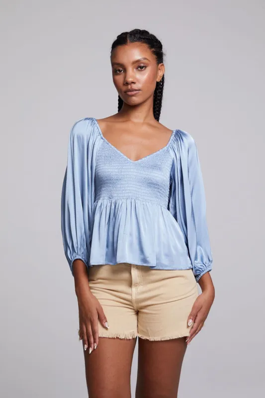 Dolce Blue Grotto Top sold by Chaser