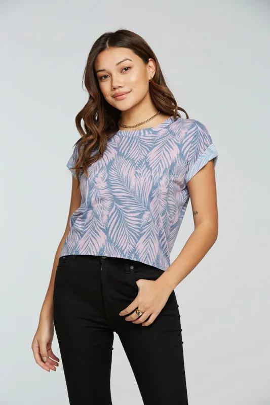 Recycled Vintage Jersey Drop Shoulder Rolled Short Sleeve Tee sold by Chaser