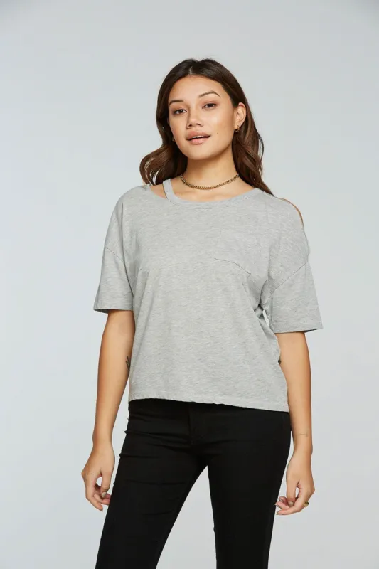 Recycled Vintage Jersey Vented Short Sleeve Pocket Tee sold by Chaser