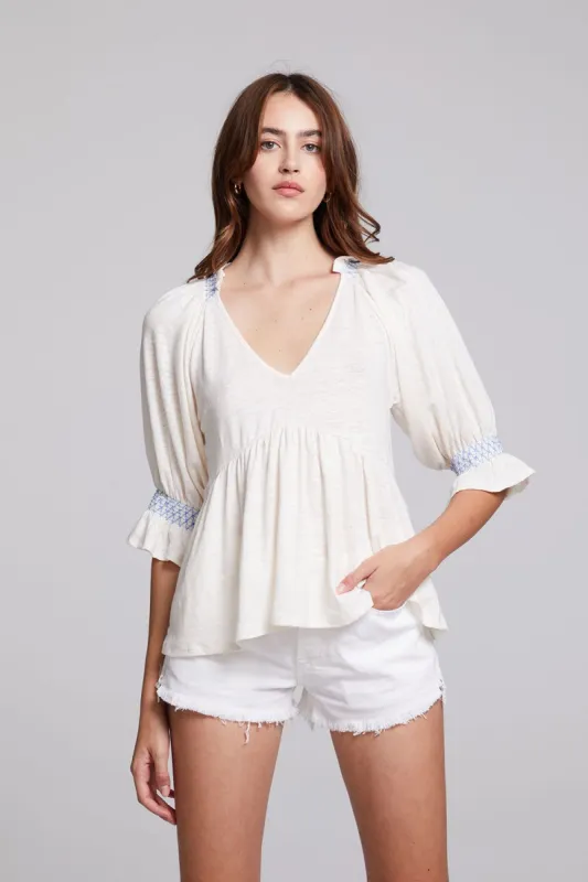 Santa Lucia Gardenia Blouse sold by Chaser