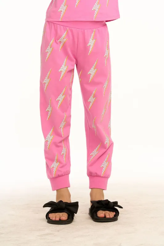 Lightning Dot Joggers sold by Chaser