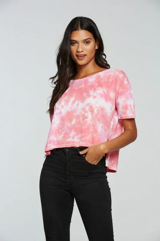 Gauze Jersey Boxy Short Sleeve Hi Lo Tee sold by Chaser