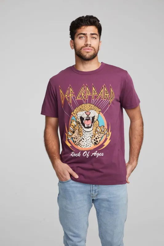 Def Leppard Rock Of Ages Crew Neck Tee sold by Chaser