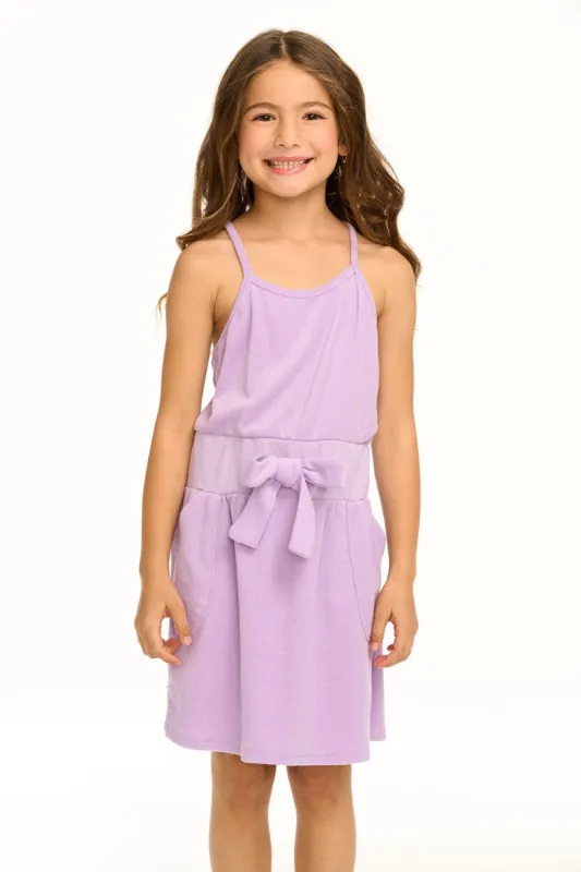 Luna Digital Lavender Mini Dress sold by Chaser