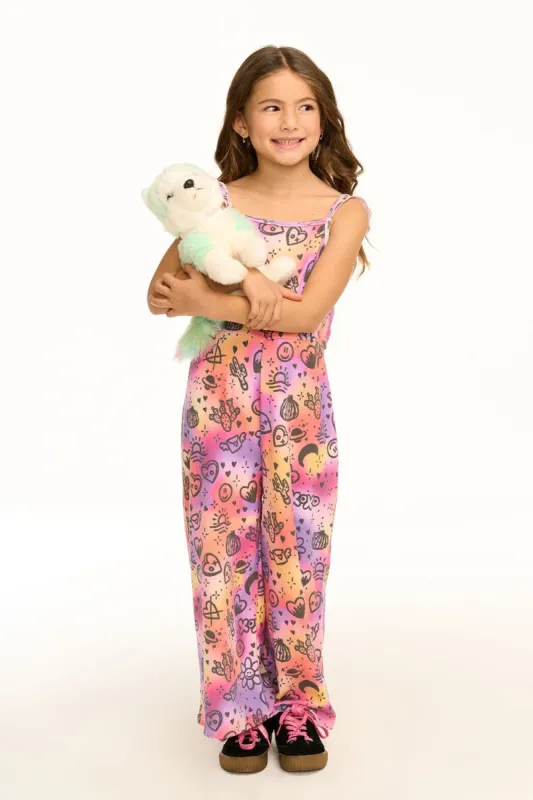 Monterey Cosmic Sunset Print Jumpsuit sold by Chaser