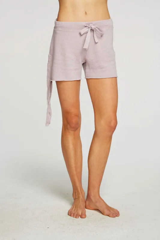 Linen French Terry Side Tie Shorts sold by Chaser