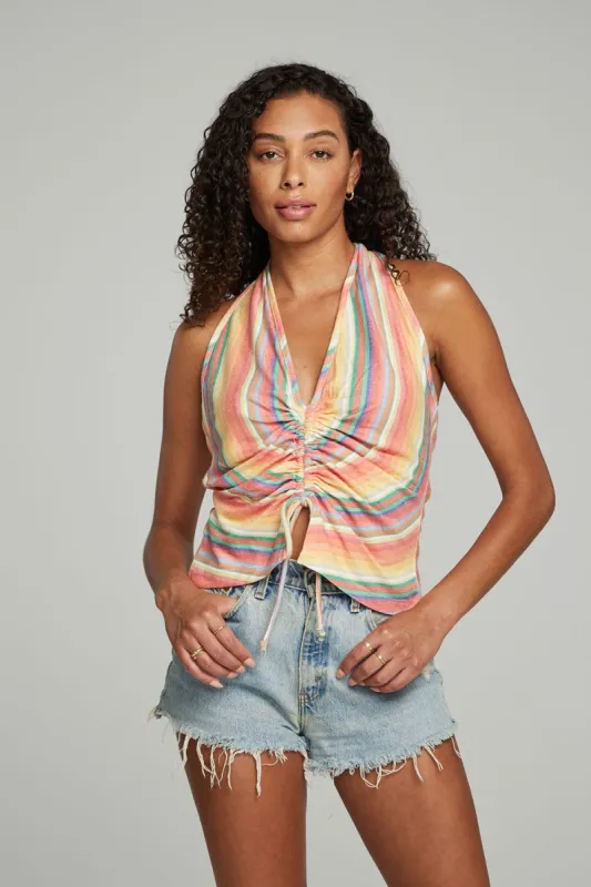 Idlewild Tank Top - Multi-Stripes sold by Chaser
