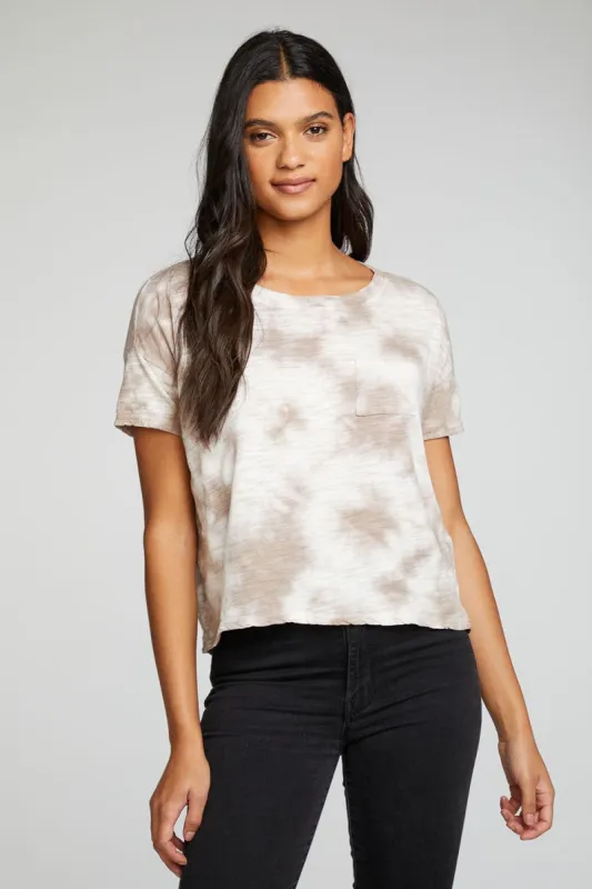 Slub Jersey Boxy Short Sleeve Drop Shoulder Pocket Tee sold by Chaser