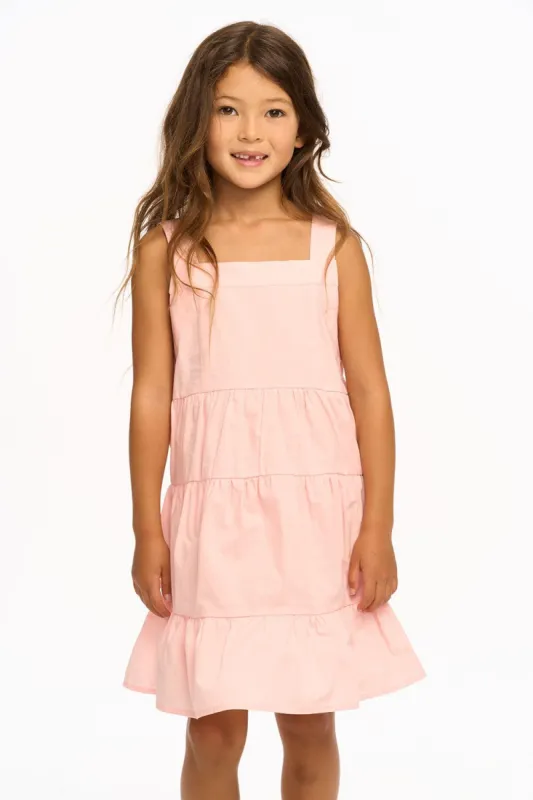 Nova Cotton Poplin Tank Dress - English Rose sold by Chaser
