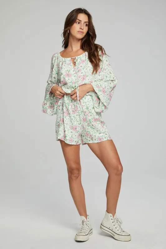 Morrison Romper - Daisy Floral Print sold by Chaser