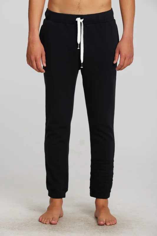 Cotton Fleece Drawstring Jogger with Contrast Strappings sold by Chaser