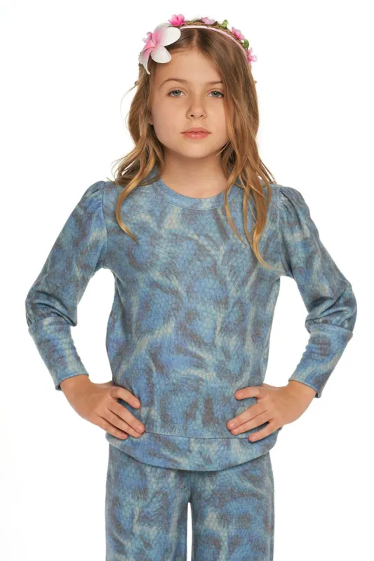 Girls Rpet Bliss Knit Puff Sleeve Pullover sold by Chaser