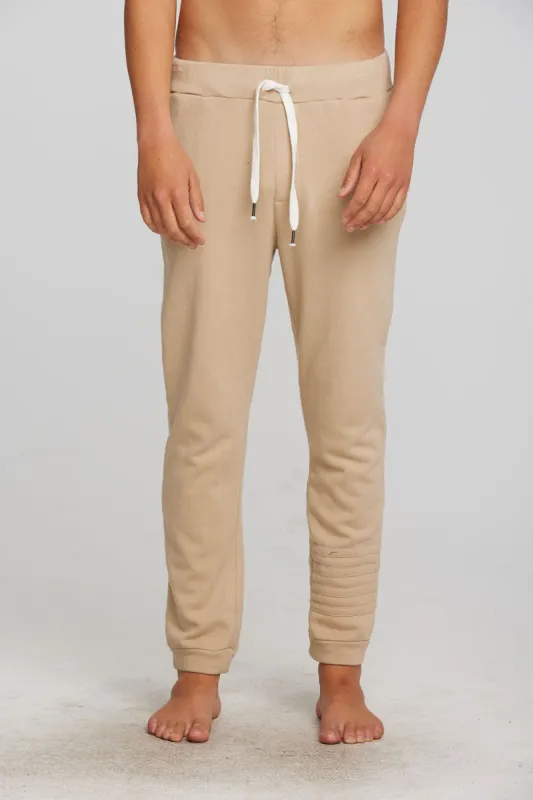 Cotton Fleece Drawstring Jogger with Contrast Strappings sold by Chaser