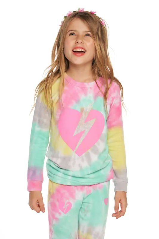 Tie Dye Bolt Heart sold by Chaser