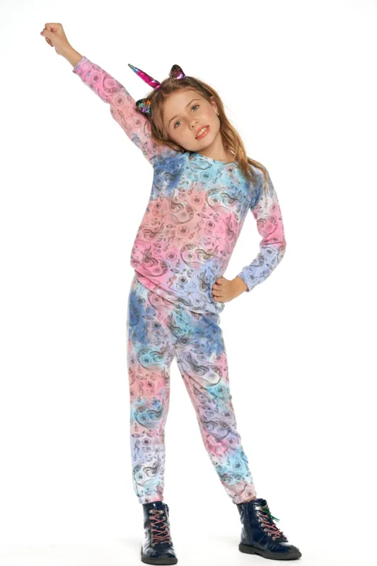 Disney Little Mermaid - Tie Dye Little Mermaid Long Sleeve Top sold by Chaser