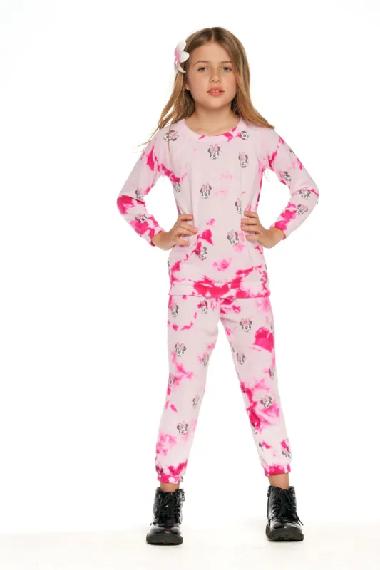 Disney Minnie Mouse - Tie Dye Minnie Toss Pants sold by Chaser