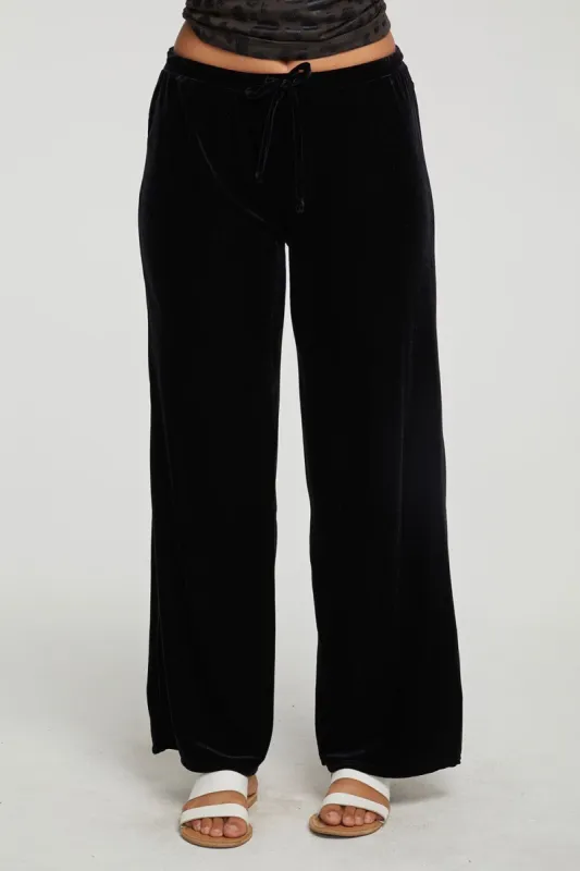 Stretch Velvet Wide Leg Pant sold by Chaser