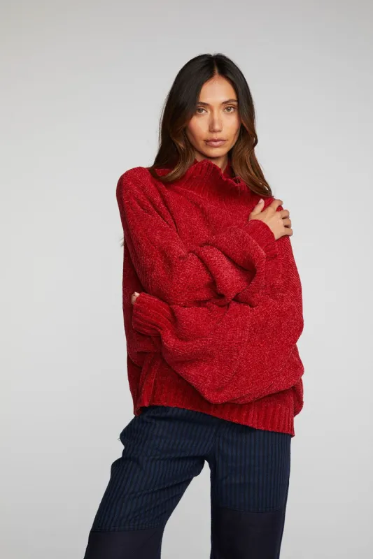 Chenille Sweater Knit Turtleneck sold by Chaser