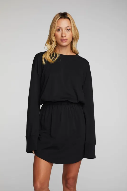 Cotton Jersey Mini Dress with Wide Sleeves sold by Chaser