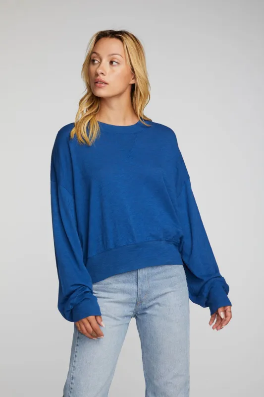 Gauze Jersey Thermal Pullover sold by Chaser